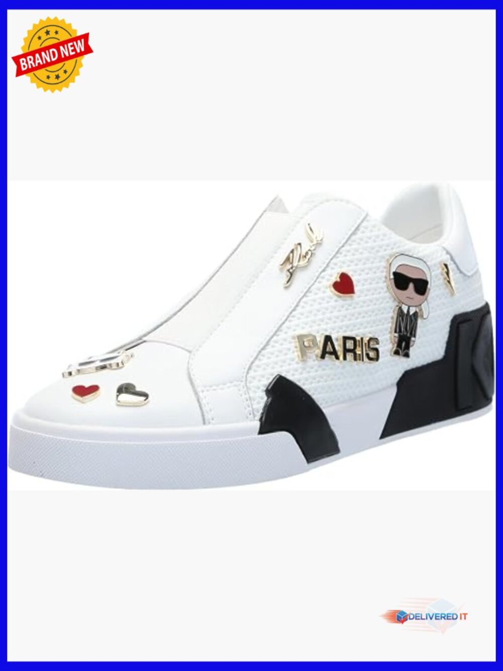 Mavise Slip on Sneaker with Pins - Comfortable Casual Shoes